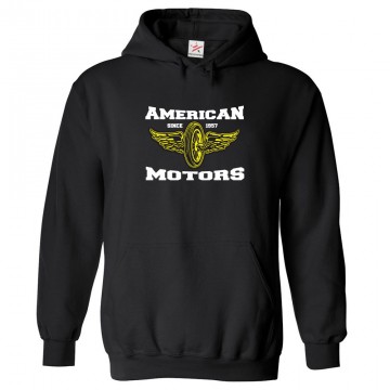 USA Motors Since 1957 Unisex Classic Kids and Adults Pullover Hoodie							 									 									